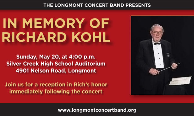 Longmont Concert Band: Memorial Concert – May 20