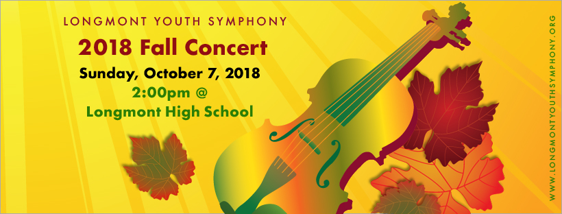 Longmont Youth Symphony: Fall Concert – Oct. 7