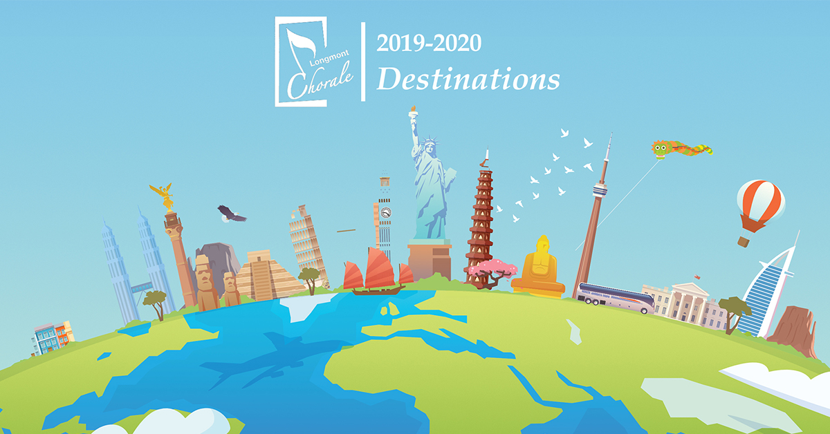 Longmont Chorale Announces 2019-2020 Season: “Destinations”