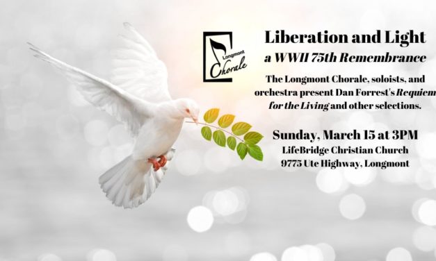 (Cancelled) Longmont Chorale: Liberation and Light – Mar 15