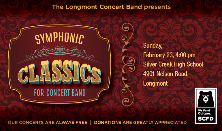 Longmont Concert Band: Symphonic Classics for Concert Band – Feb 23
