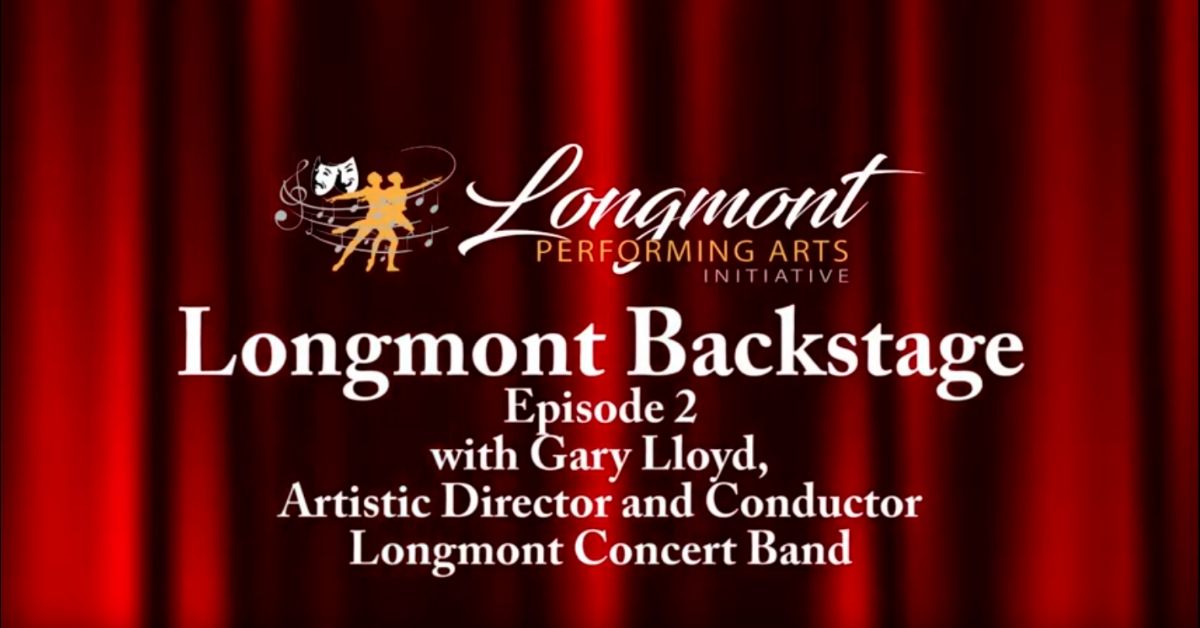 Interview with Gary Lloyd | Longmont Backstage | Episode 2